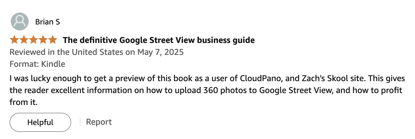Brian S Review - The definitive Google Street View business guide
