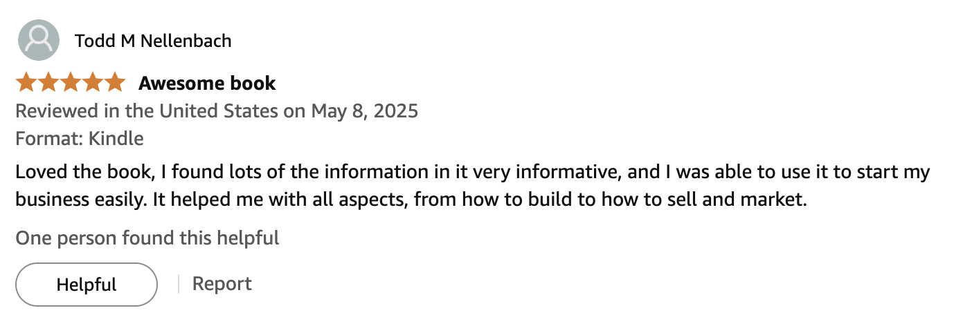 Todd M Nellenbach Review - Awesome book